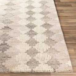 SURYA MONTY WOOL + VISCOSE RUG: KHAKI