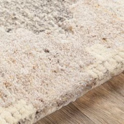 SURYA MONTY WOOL + VISCOSE RUG: KHAKI