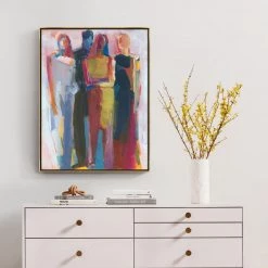 L ART "MOODY III" CANVAS ART Wall Art