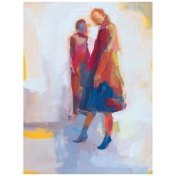 L ART "MOODY V" CANVAS ART 5 L ART