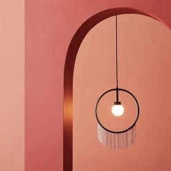 NUEVO Lighting MOON FRINGE PENDANT