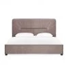 VIG Furniture MOON STONE PLEATED VELVET BED