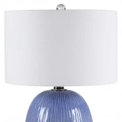 UTTERMOST MORI BLUE GLAZE CERAMIC LAMP Lighting