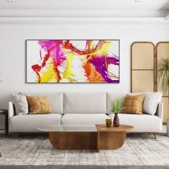 L ART "MORNING GLORY" CANVAS ART