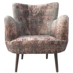 ZUO Furniture MORRO VINTAGE PRINT ARM CHAIR