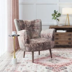 ZUO Furniture MORRO VINTAGE PRINT ARM CHAIR