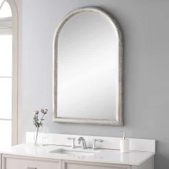 UTTERMOST Mirrors MOTTLED SILVER ARCH MIRROR