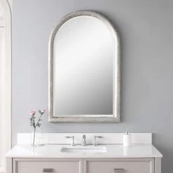 UTTERMOST Mirrors MOTTLED SILVER ARCH MIRROR