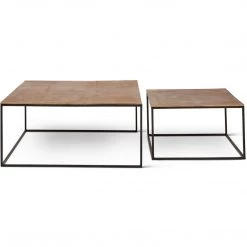 URBIA Living Room MUDRA NESTING SQUARE COFFEE TABLE