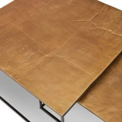 URBIA Living Room MUDRA NESTING SQUARE COFFEE TABLE