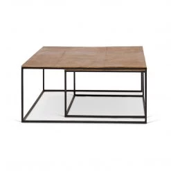 URBIA Living Room MUDRA NESTING SQUARE COFFEE TABLE