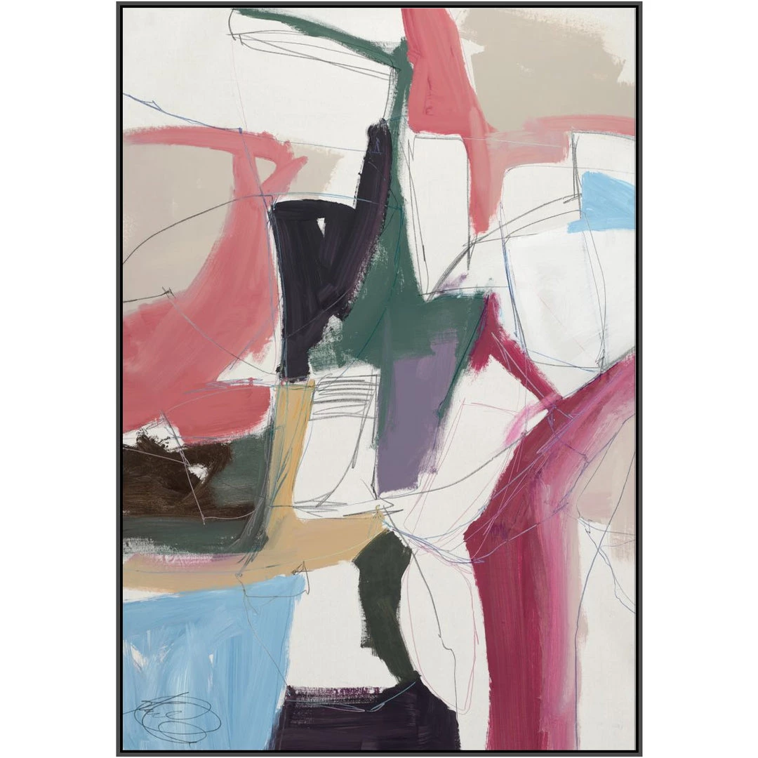 L ART Wall Art "MUFFLED APPROACH I" CANVAS ART 1 L ART Wall Art "MUFFLED APPROACH I" CANVAS ART