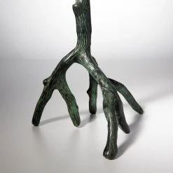 CYAN MYSTIC BRANCH CANDLEHOLDERS