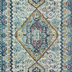 LOLOI NATALYA RUG: AQUA, INDIGO