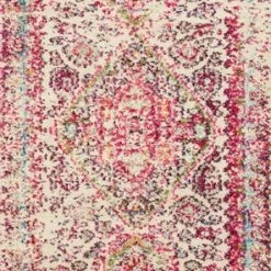 LOLOI NATALYA RUG: PLUM, AQUA MULTI