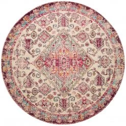 LOLOI NATALYA RUG: PLUM, AQUA MULTI