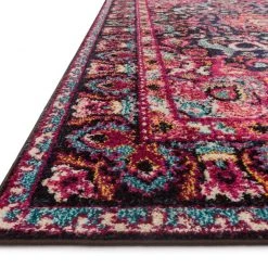 LOLOI NADEZKA RUG: PINK, MIDNIGHT