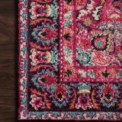 LOLOI NADEZKA RUG: PINK, MIDNIGHT
