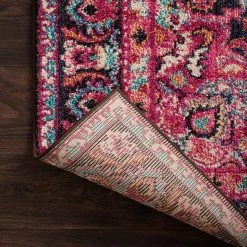 LOLOI NADEZKA RUG: PINK, MIDNIGHT