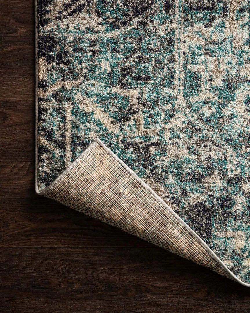 LOLOI NAJMA RUG: SLATE BLUE, SMOKE 3 LOLOI NAJMA RUG: SLATE BLUE, SMOKE