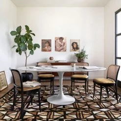 LOLOI NALA HAND-TUFTED WOOL RUG: BLACK, CAMEL, SIENNA