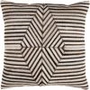 SURYA Pillows + Decor NASHVILLE HAIR ON HIDE PILLOW: IVORY, BROWN