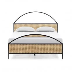 FOUR HANDS NATALIA ARCHED CANE PANEL BED Furniture