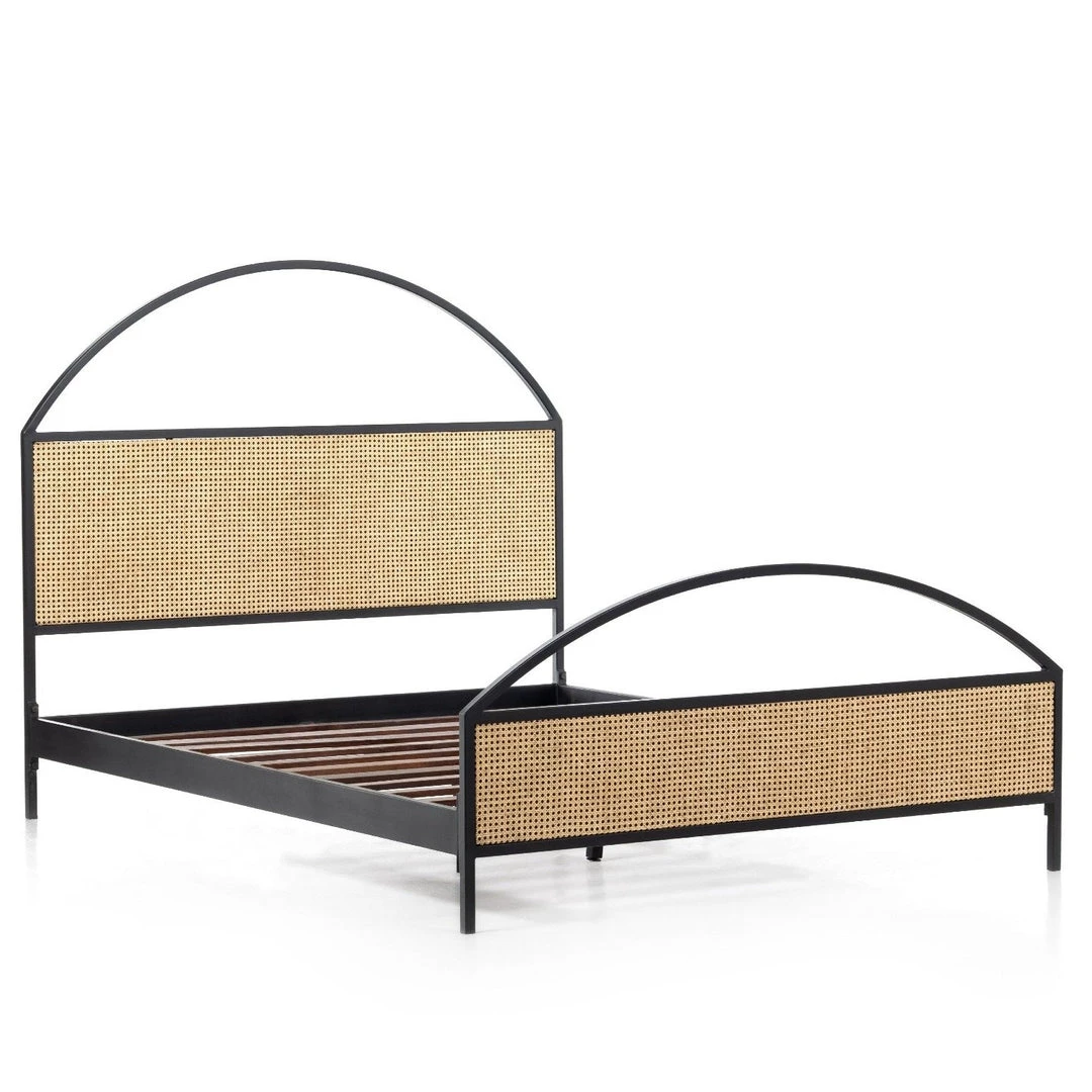 FOUR HANDS NATALIA ARCHED CANE PANEL BED Furniture 3 FOUR HANDS NATALIA ARCHED CANE PANEL BED Furniture