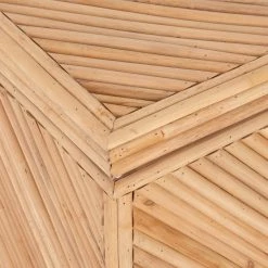 FOUR HANDS NATURAL RATTAN POLE BEDROOM TRUNK