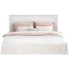 DOVETAIL NATURAL WHITE LINEN SLIPCOVER BED