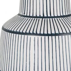 UTTERMOST NAUTIQUE WHITE + NAVY STRIPED LAMP 10 UTTERMOST NAUTIQUE WHITE + NAVY STRIPED LAMP