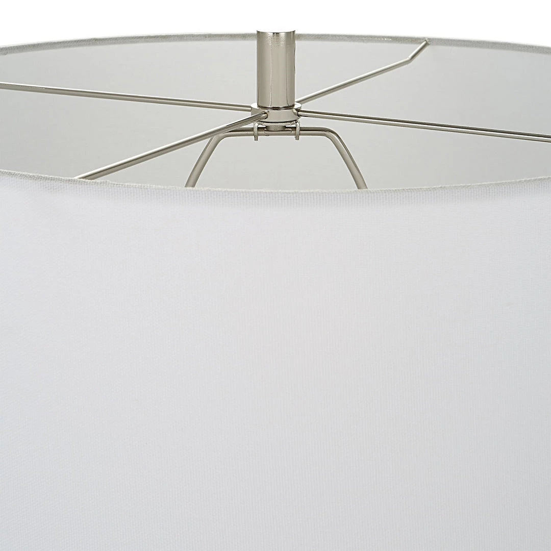 UTTERMOST NAUTIQUE WHITE + NAVY STRIPED LAMP 6 UTTERMOST NAUTIQUE WHITE + NAVY STRIPED LAMP