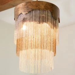 CYAN Lighting NEW WORLD CHAIN FRINGE PENDANT