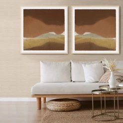 L ART Wall Art "NIGHT DESERT SKY" GLASS FRAMED ART 7 L ART Wall Art