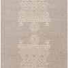 SURYA NITIN HAND-WOVEN WOOL FLAT RUG: STONE