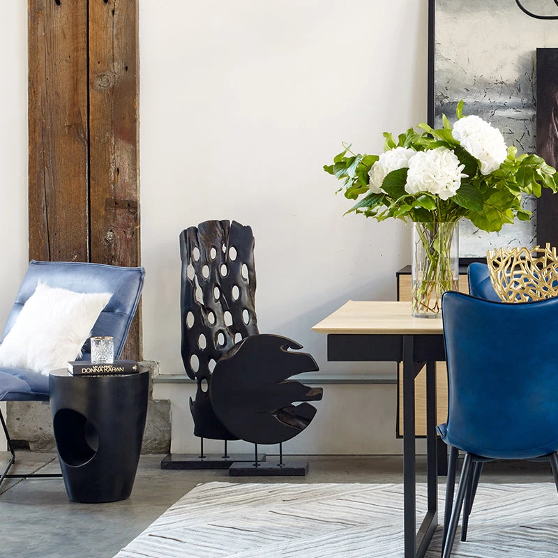 MOES NOMO CONCRETE STOOL: BLACK Living Room 6 MOES NOMO CONCRETE STOOL: BLACK Living Room