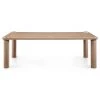 MOES NORDIC WHITE OAK POST DINING TABLE
