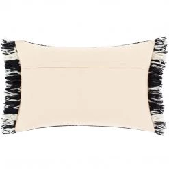 SURYA Pillows + Decor NORTHBOUND 02 BLACK+NATURAL LUMBAR PILLOW