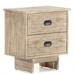 FOUR HANDS NORTHERN PINE NIGHTSTAND: WEATHERED WHEAT