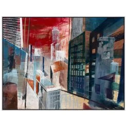 L ART "OBSERVANT PERSPECTIVE" CANVAS ART