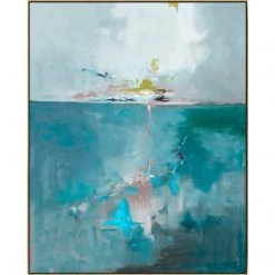 L ART "OCEAN LIGHT" CANVAS ART