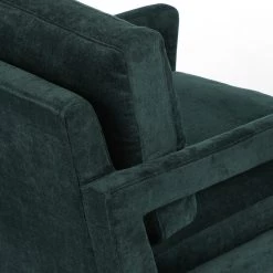 FOUR HANDS Furniture OLSON EMERALD WORN VELVET ARM CHAIR