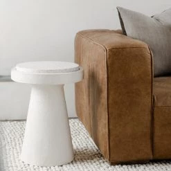 MOES Furniture OPEN ROAD VINTAGE BROWN LEATHER SOFA