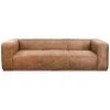 MOES Furniture OPEN ROAD VINTAGE BROWN LEATHER SOFA