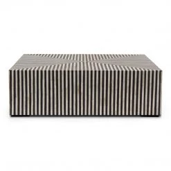 MOES OPTICAL INLAY BLOCK COFFEE TABLE