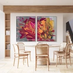 L ART "ORANGE JUICE" CANVAS ART 10 L ART