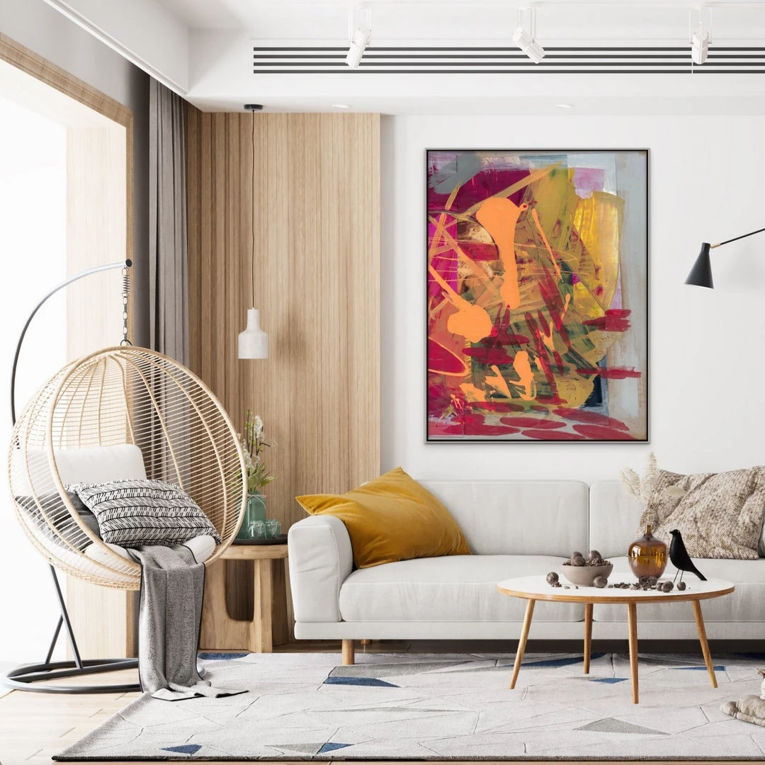 L ART "ORANGE JUICE" CANVAS ART 4 L ART "ORANGE JUICE" CANVAS ART