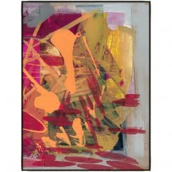 L ART "ORANGE JUICE" CANVAS ART 14 L ART