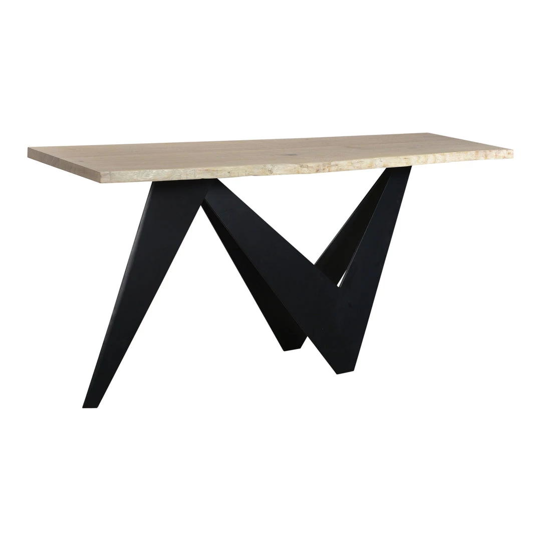 MOES Furniture ORIGAMI LIVE-EDGE CONSOLE TABLE 4 MOES Furniture ORIGAMI LIVE-EDGE CONSOLE TABLE