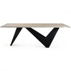 MOES ORIGAMI LIVE-EDGE DINING TABLE